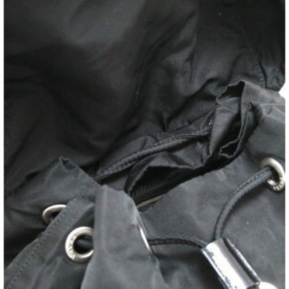 PRADA triangle logo Rucksack Backpack nylon black - Picture 5 of 6